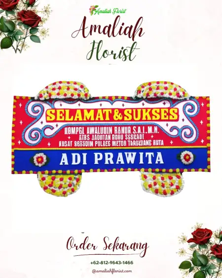 Papan Bunga Ucapan Selamat Selowogo